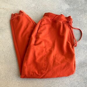 Mandala Equa-Tek Burnt Orange Jogger Scrub Pants, L
